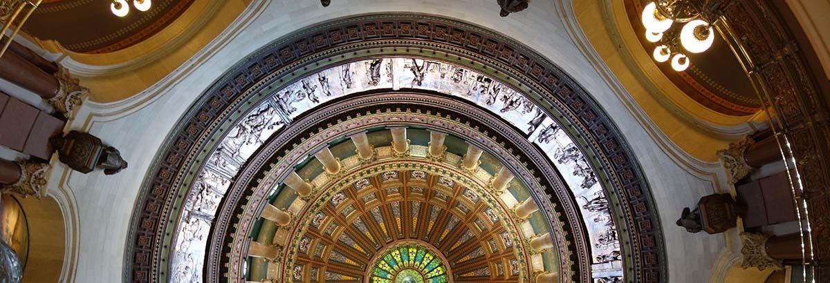 Illinois State Capital Dome Inside